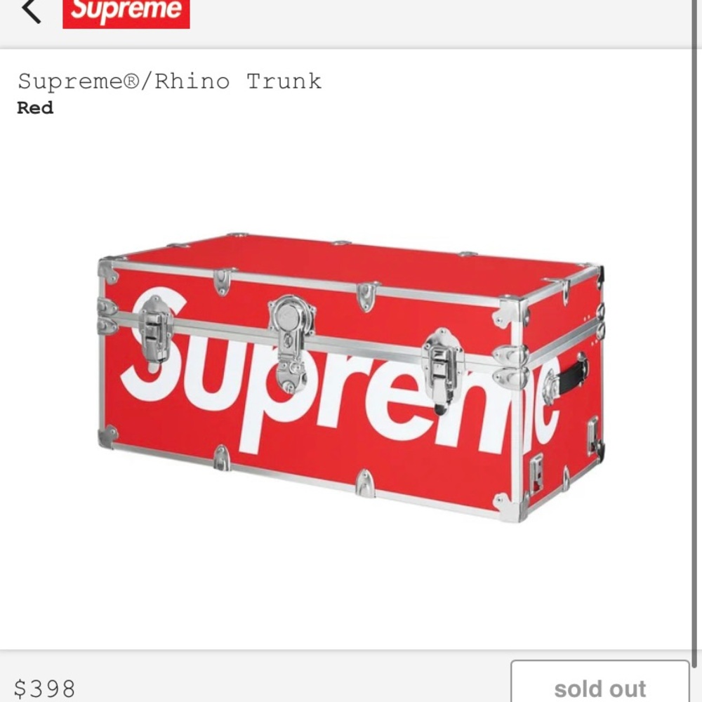 SUPREME RHINO TRUNK💯🚨 - Picture 1 of 1